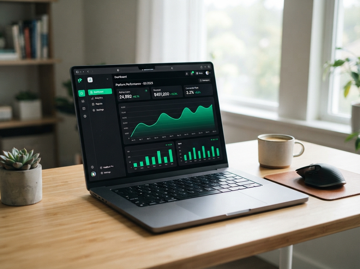 Dashboard analytics professionnel